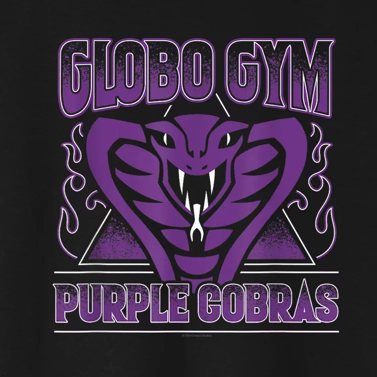 Globo Gym Purple Cobras Women's Crop Top Tee