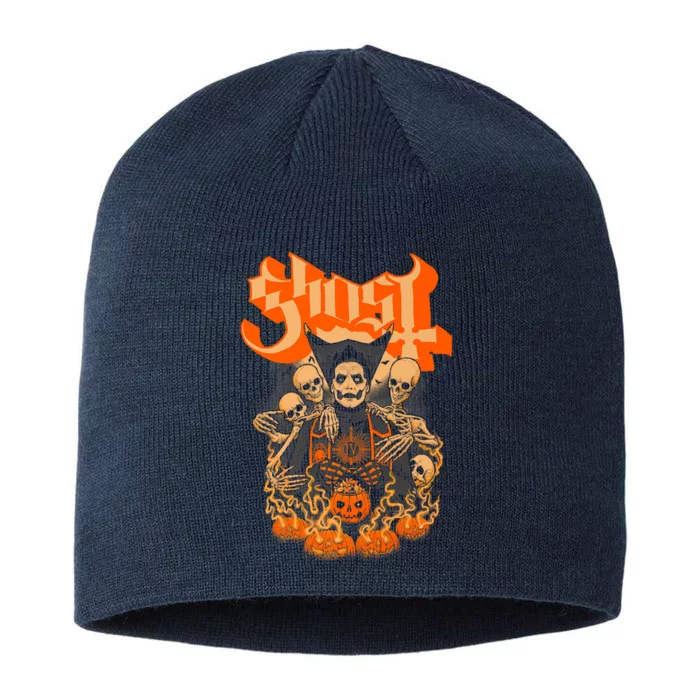 Ghost – Great Pumpkin Halloween Premium 8 1/2in Sustainable Knit Beanie