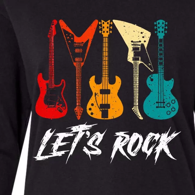 Guitarist Guitar Player Rock Music Lover Guitar Womens Cotton Relaxed Long Sleeve T-Shirt