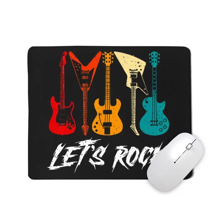 Guitarist Guitar Player Rock Music Lover Guitar Mousepad