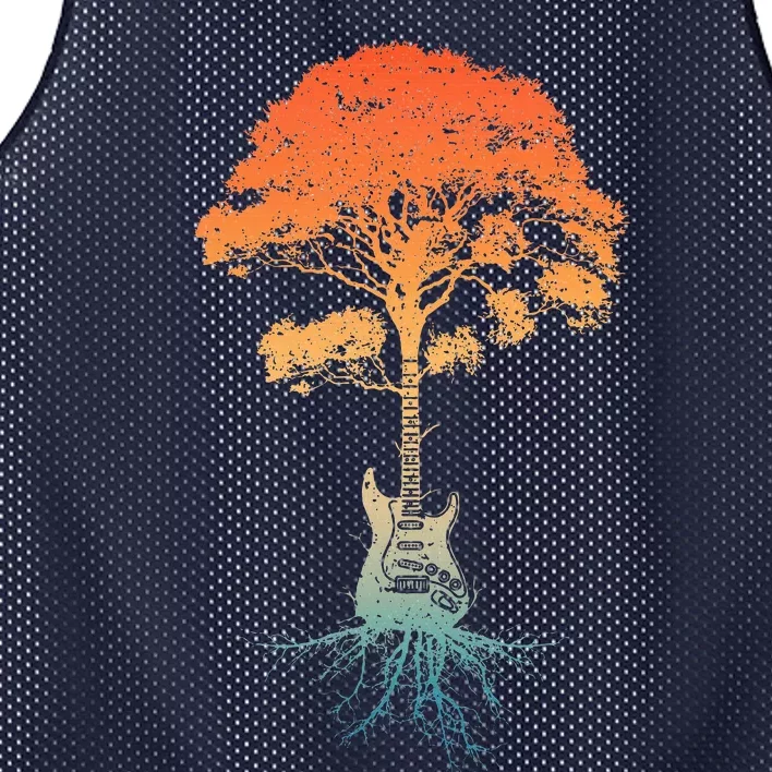 Guitar Guitar Player Rockstar Guitarist Mesh Reversible Basketball Jersey Tank