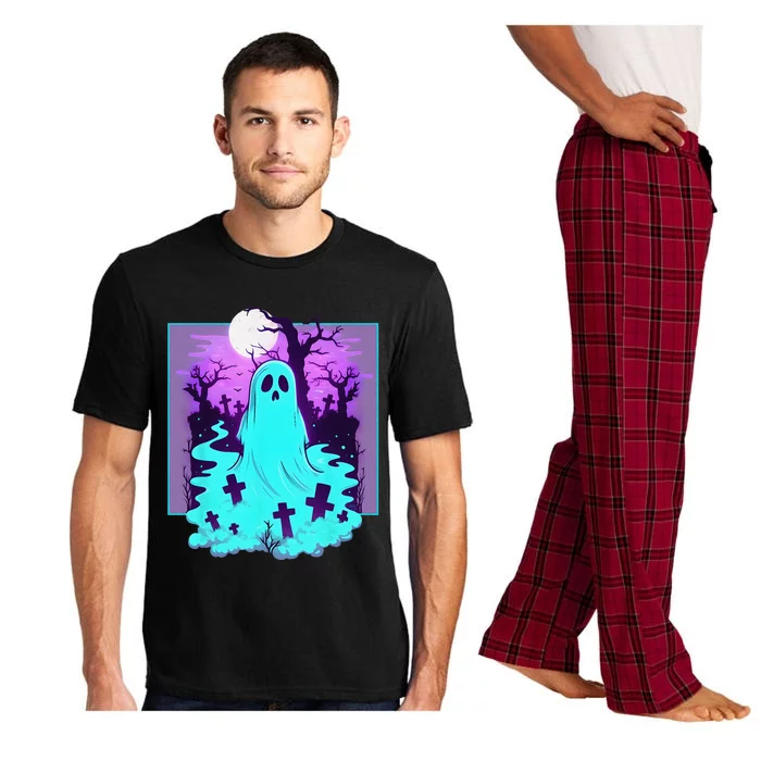 Ghost Graveyard Pastel Goth Cute Spooky Halloween Aesthetic Pajama Set