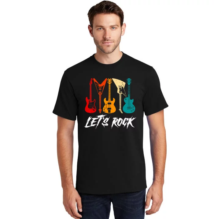 Guitarist Guitar Player Rock Music Lover Guitar Tall T-Shirt