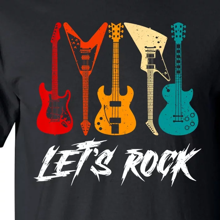 Guitarist Guitar Player Rock Music Lover Guitar Tall T-Shirt