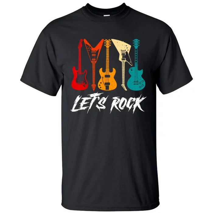 Guitarist Guitar Player Rock Music Lover Guitar Tall T-Shirt