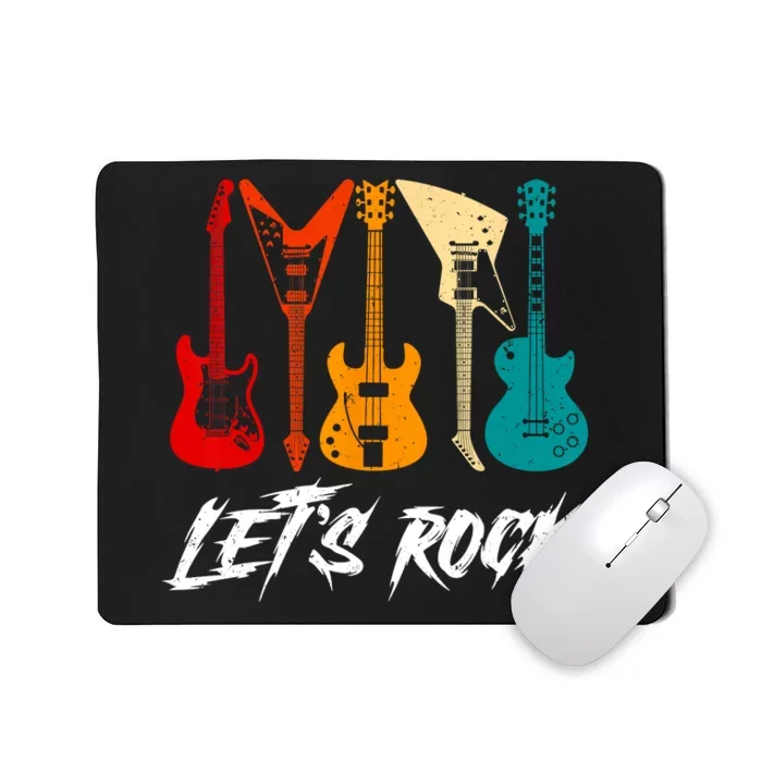 Guitarist Guitar Player Rock Music Lover Guitar Mousepad