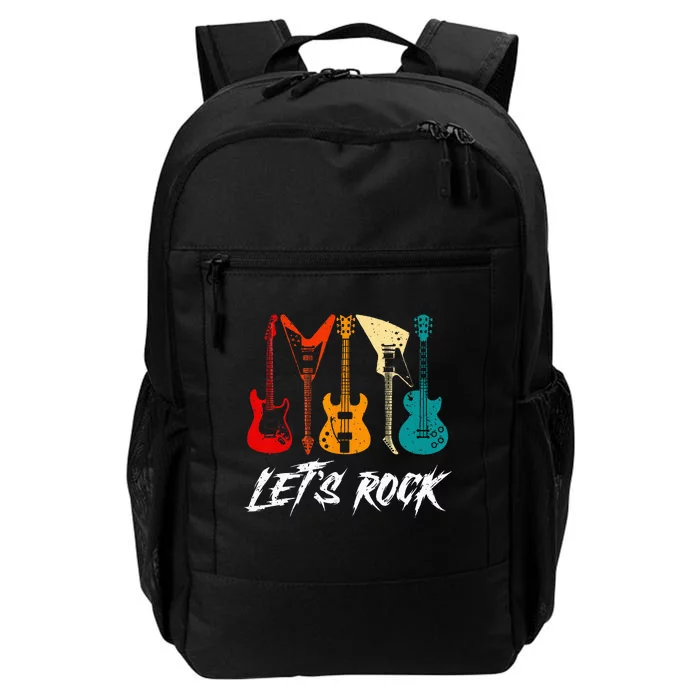 Guitarist Guitar Player Rock Music Lover Guitar Daily Commute Backpack