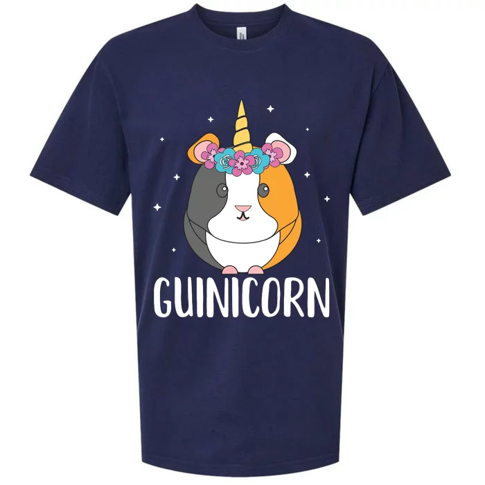 Guinicorn Guinea Pig Pet Owners Gift Sueded Cloud Jersey T-Shirt