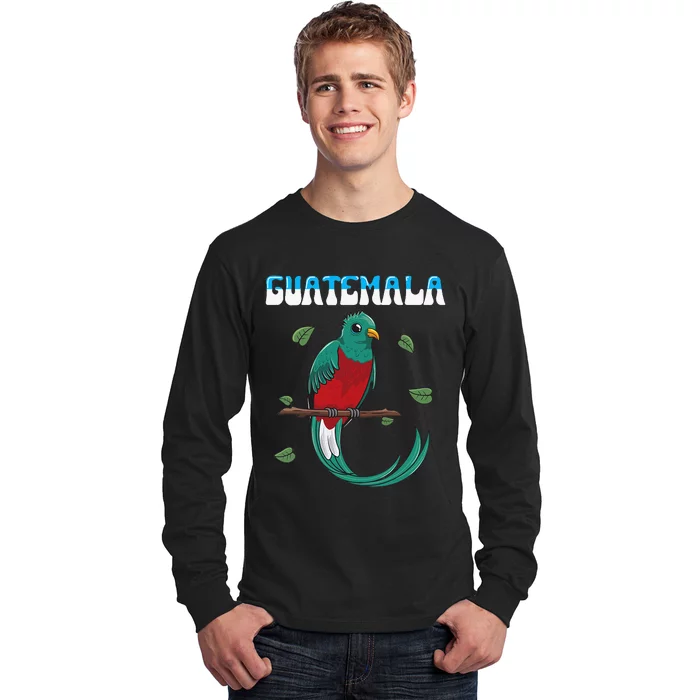 Guatemala Guatemalan Quetzal funny quote Long Sleeve Shirt