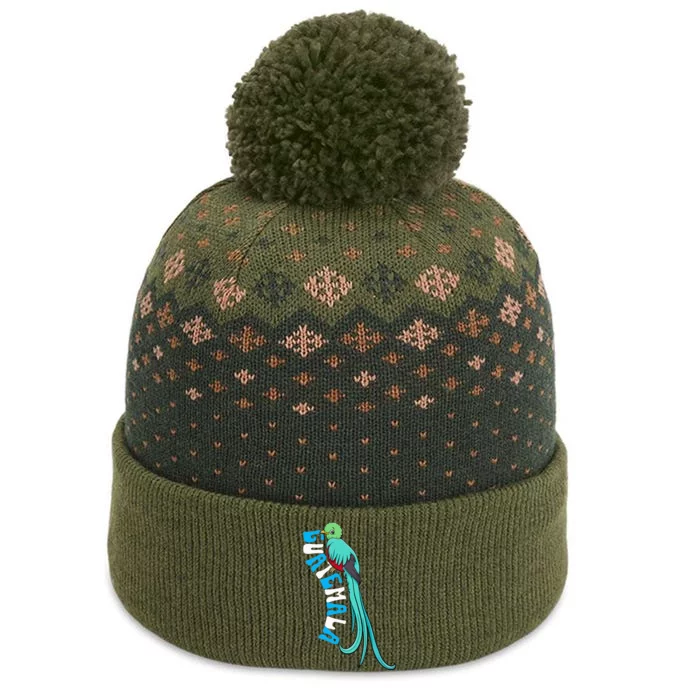 Guatemala Guatemalan Quetzal The Baniff Cuffed Pom Beanie