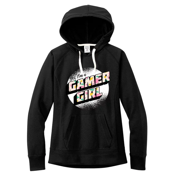 Girl Gaming Quote For A Gamer Gift Women's Fleece Hoodie