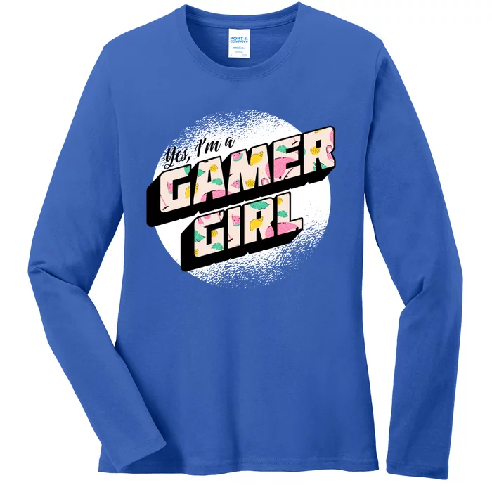 Girl Gaming Quote For A Gamer Gift Ladies Long Sleeve Shirt