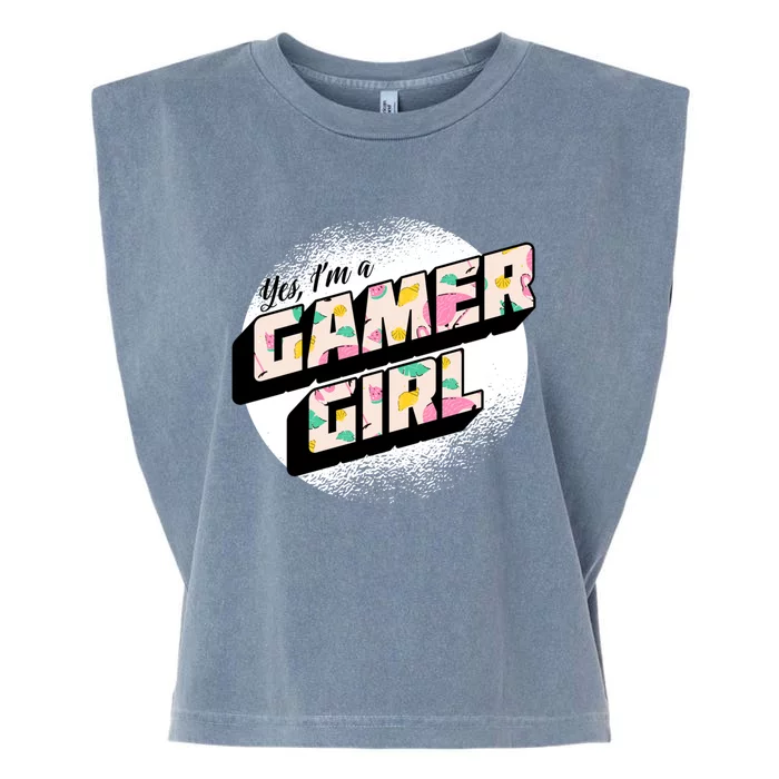 Girl Gaming Quote For A Gamer Gift Garment-Dyed Women's Muscle Tee