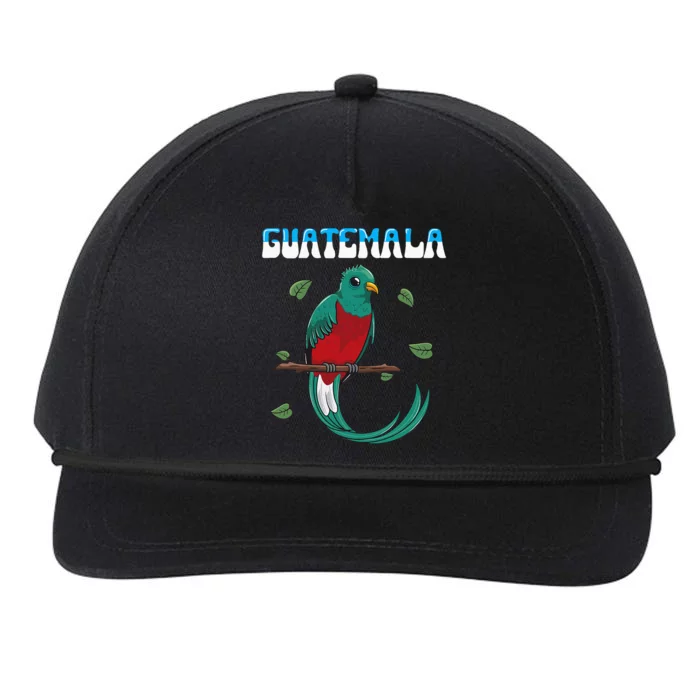 Guatemala Guatemalan Quetzal Snapback Five-Panel Rope Hat