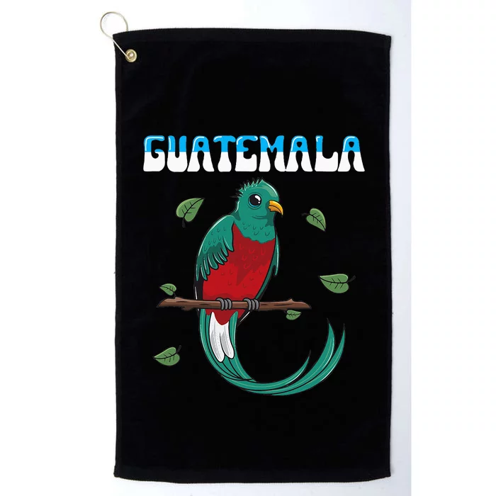 Guatemala Guatemalan Quetzal Platinum Collection Golf Towel