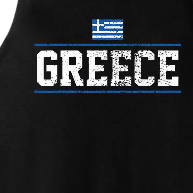 Greece Ladies Tri-Blend Wicking Tank