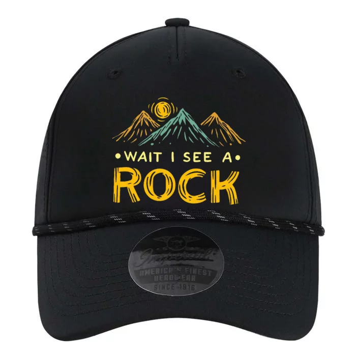 Geology Geologist Rockhound Rockhounding Retro Performance The Dyno Cap