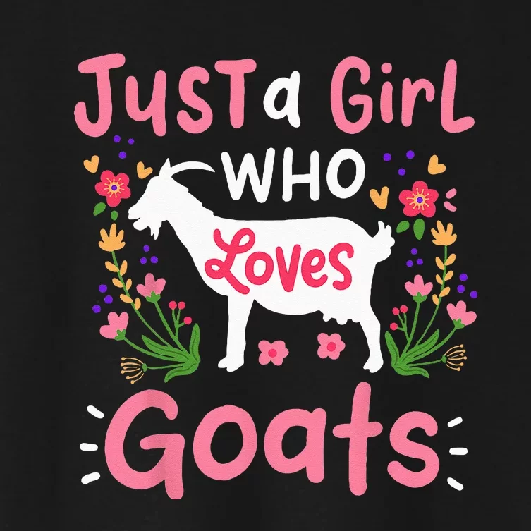 Goats Goat Rancher Farm Women's Crop Top Tee