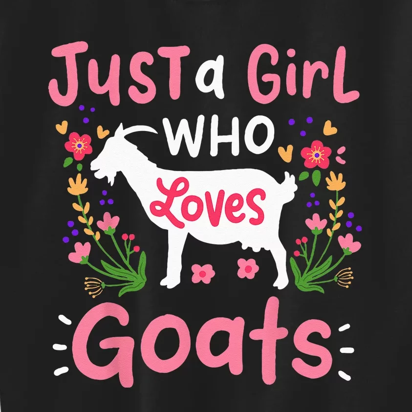 Goats Goat Rancher Farm Kids Sweatshirt