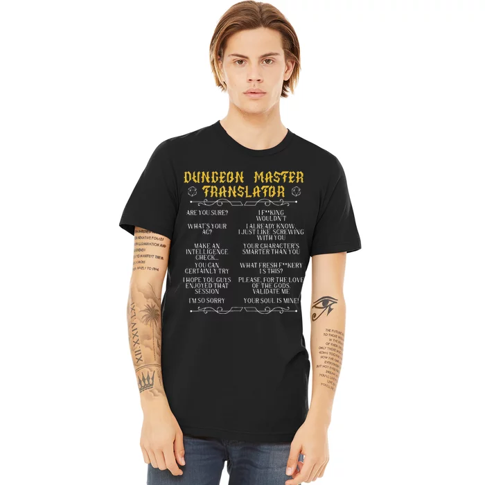 GamingmasterBoard Game Role Player Dungeon Premium T-Shirt