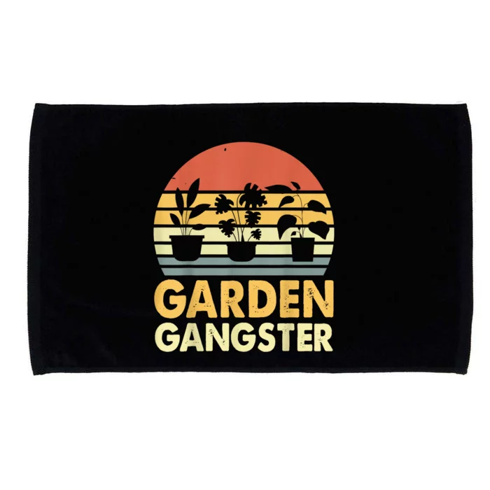 Garden Gangster Retro Vintage Gardening Microfiber Hand Towel