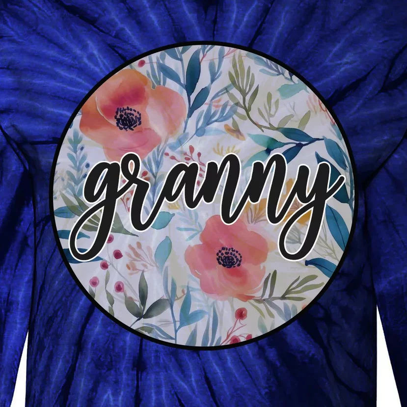 Granny Tie-Dye Long Sleeve Shirt