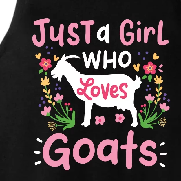 Goats Goat Rancher Farm Ladies Tri-Blend Wicking Tank