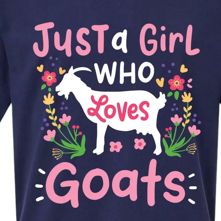 Goats Goat Rancher Farm Sueded Cloud Jersey T-Shirt