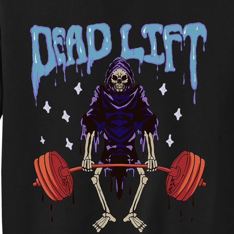 Gym Grim Reaper Deadlift Workout Occult Sweatshirt