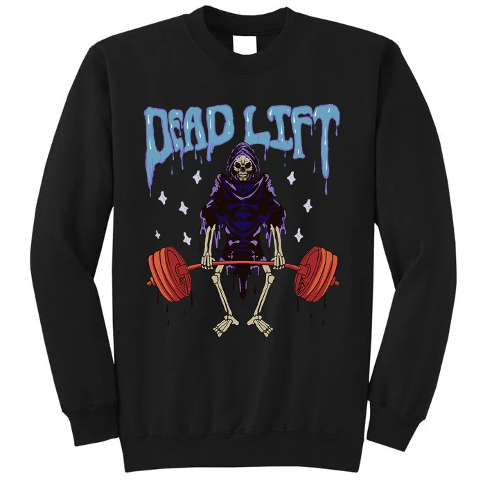 Gym Grim Reaper Deadlift Workout Occult Sweatshirt