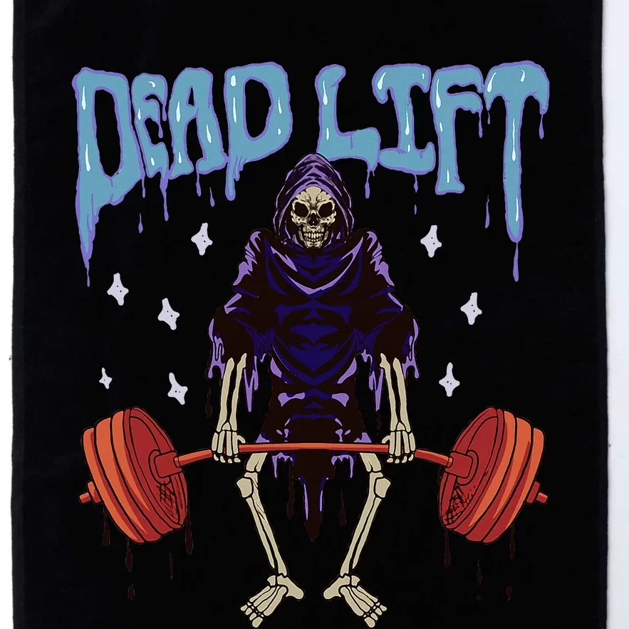 Gym Grim Reaper Deadlift Workout Occult Platinum Collection Golf Towel