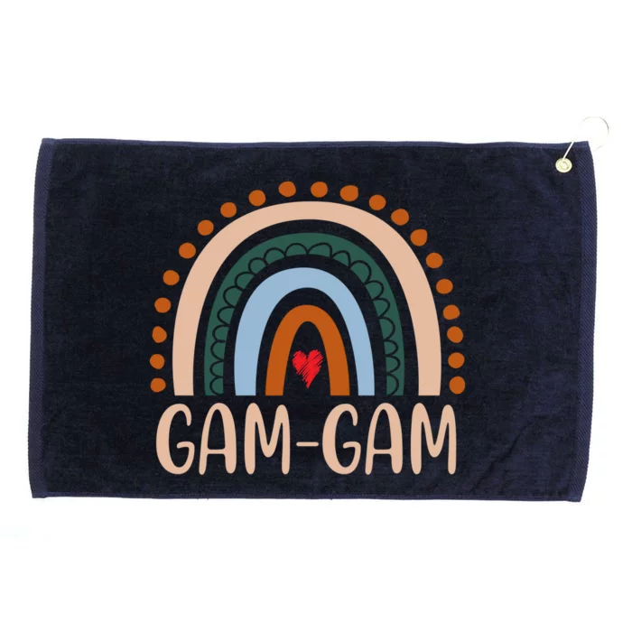 Gamcute Giftgam Rainbow Grandma Cute Mothers Day Funny Gamcute Giftgam Gift Grommeted Golf Towel