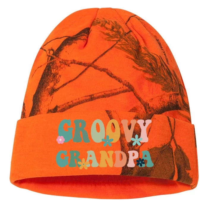 Groovy Grandpa Retro Matching Family Baby Shower Kati - 12in Camo Beanie