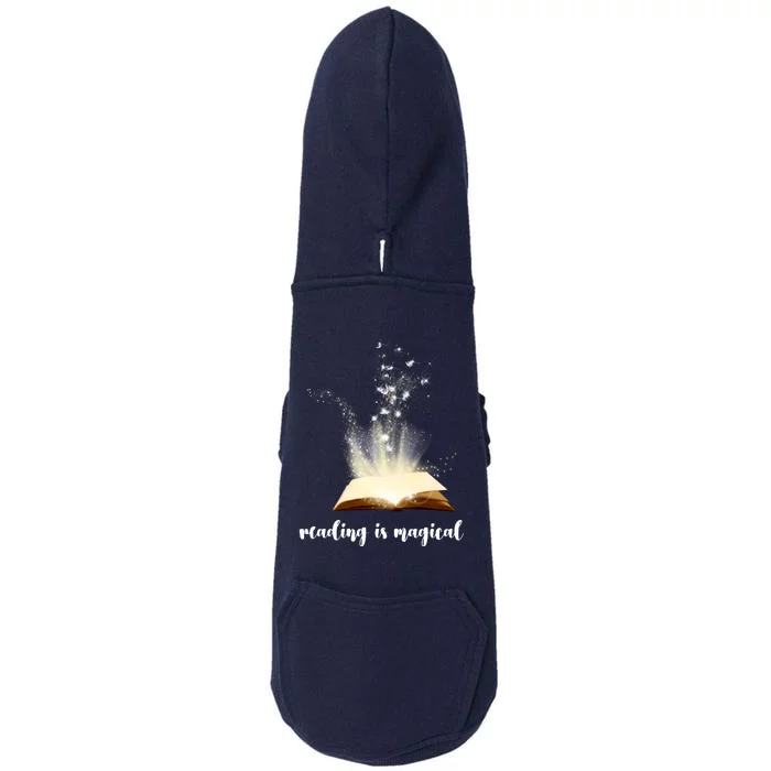 Great Gift Reading Is Magical Doggie 3-End Fleece Hoodie