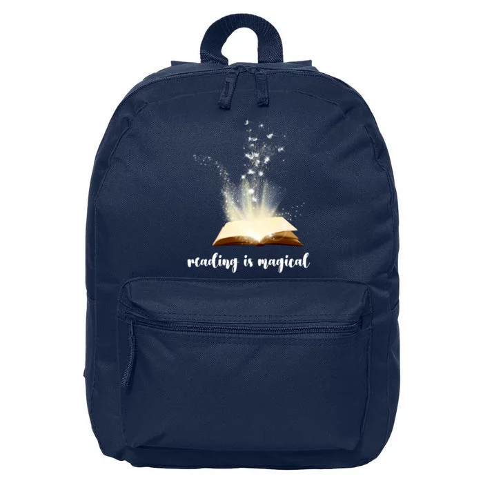 Great Gift Reading Is Magical 16 in Basic Backpack