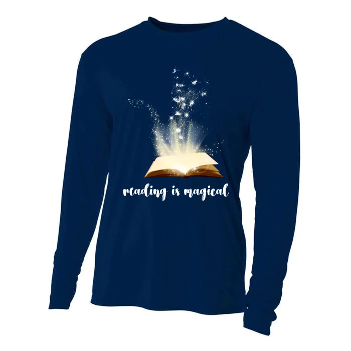 Great Gift Reading Is Magical Cooling Performance Long Sleeve Crew