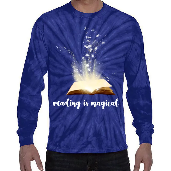 Great Gift Reading Is Magical Tie-Dye Long Sleeve Shirt