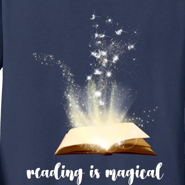 Great Gift Reading Is Magical Kids Long Sleeve Shirt