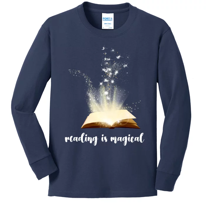 Great Gift Reading Is Magical Kids Long Sleeve Shirt