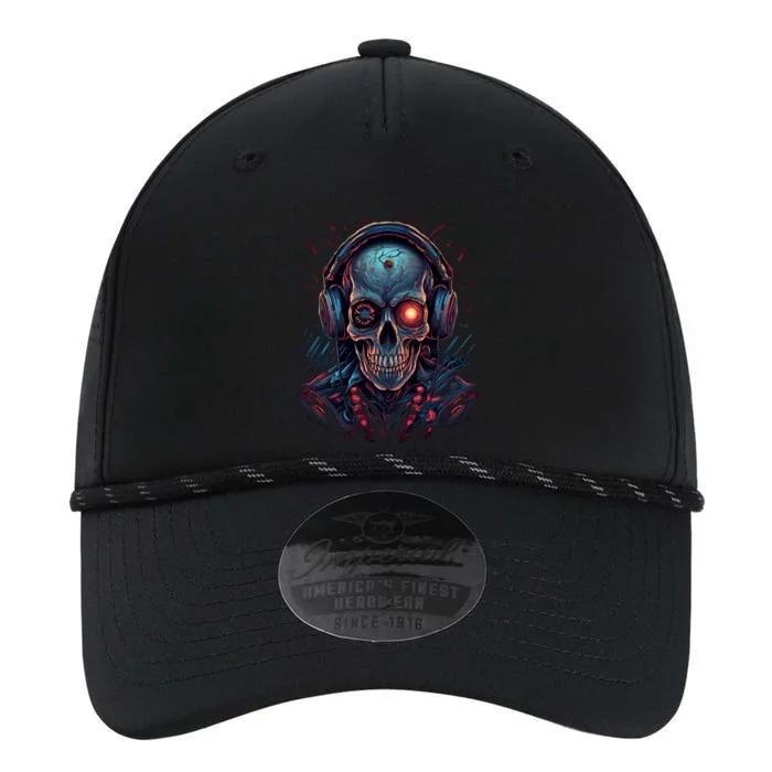 Gaming Gamer Skeleton Video Games Halloween Gift Performance The Dyno Cap