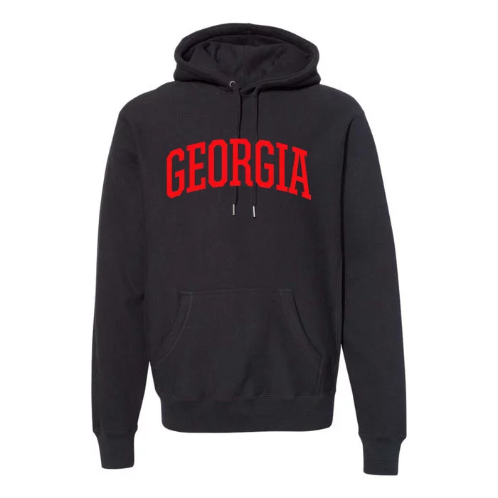 Georgia Georgia Sports Collegestyle Premium Hoodie