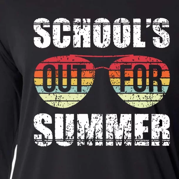 Graduation Gift Schools Out For Summer Students Teacher Cooling Performance Long Sleeve Crew