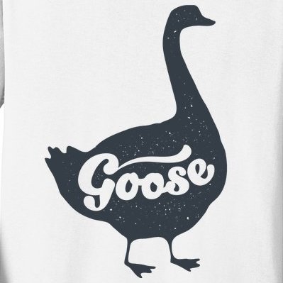 Grey Goose Simple Distress Kids Long Sleeve Shirt