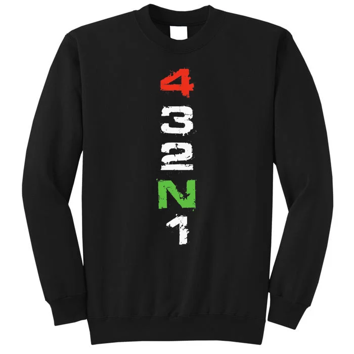 Grom Gear Shift Racing Motorcycle Sportbike Bike Tall Sweatshirt