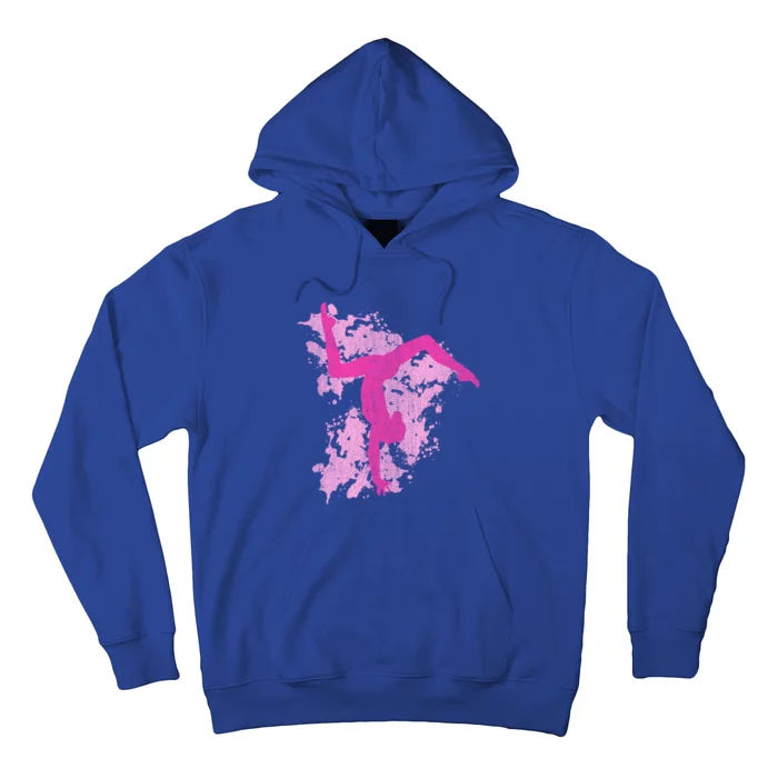 Gymnastics Gymnast Splatter Gift Hoodie