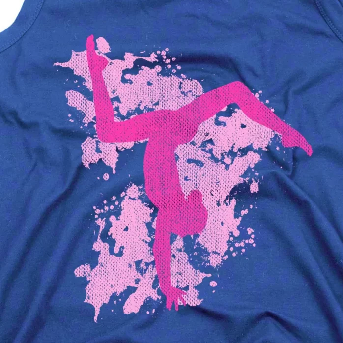 Gymnastics Gymnast Splatter Gift Tank Top