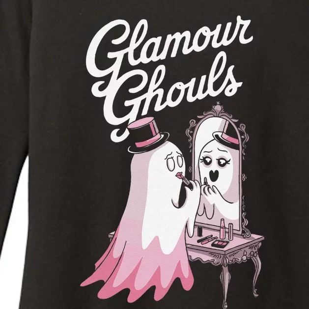 Glamour Ghouls Spooky Fashion For Halloween Lovers Womens CVC Long Sleeve Shirt