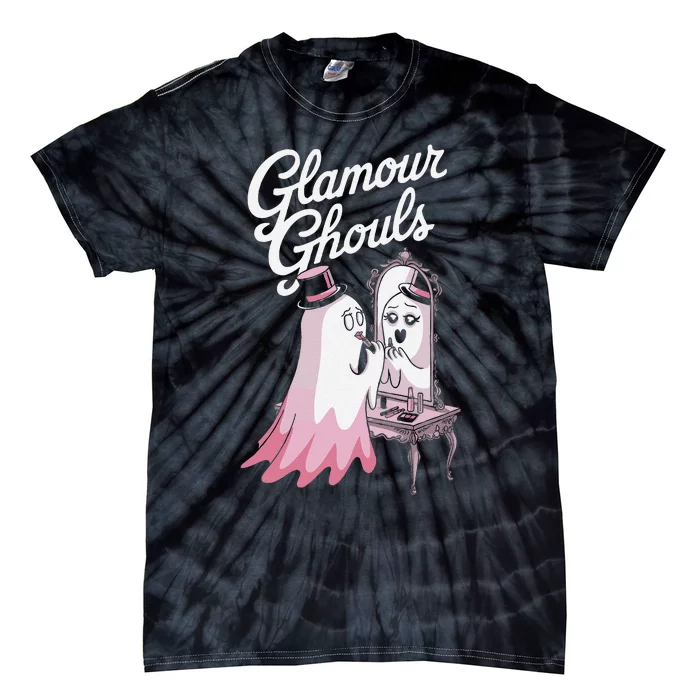 Glamour Ghouls Spooky Fashion For Halloween Lovers Tie-Dye T-Shirt