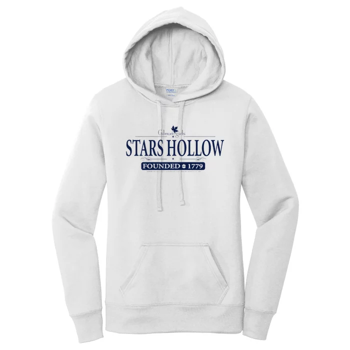 G.I.L.M.O.R.E Girl Stars H.O.L.L.O.W Town Logo Women's Pullover Hoodie