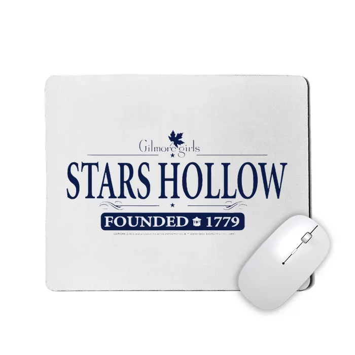 G.I.L.M.O.R.E Girl Stars H.O.L.L.O.W Town Logo Mousepad